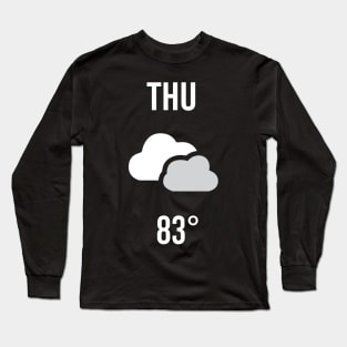 Thursday Weather Costume Long Sleeve T-Shirt